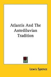 Cover of: Atlantis and the Antediluvian Tradition