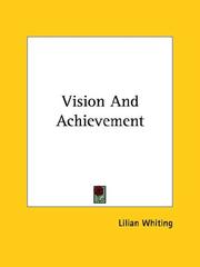 Cover of: Vision and Achievement by Lilian Whiting