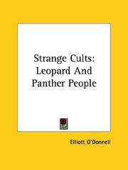 Cover of: Strange Cults by Elliott O'Donnell