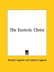 Cover of: The Esoteric Christ