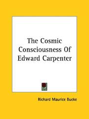 Cover of: The Cosmic Consciousness of Edward Carpenter