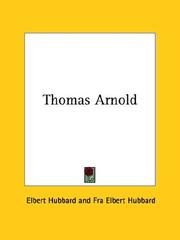 Cover of: Thomas Arnold