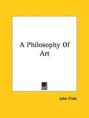 Cover of: A Philosophy of Art