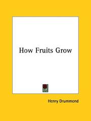 Cover of: How Fruits Grow