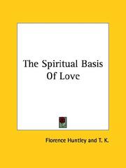 Cover of: The Spiritual Basis of Love