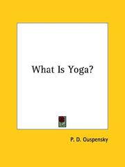 Cover of: What Is Yoga?