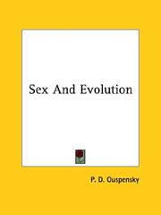 Cover of: Sex and Evolution