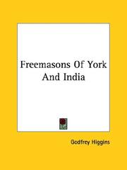Cover of: Freemasons of York and India