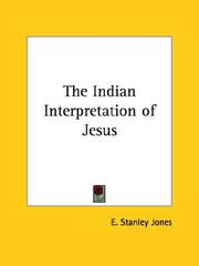 Cover of: The Indian Interpretation of Jesus
