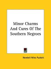 Cover of: Minor Charms and Cures of the Southern Negroes