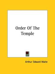 Cover of: Order Of The Temple