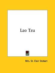 Cover of: Lao Tzu | M. A. Stobart