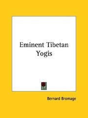 Cover of: Eminent Tibetan Yogis