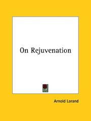 Cover of: On Rejuvenation