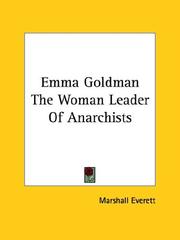 Cover of: Emma Goldman: The Woman Leader of Anarchists