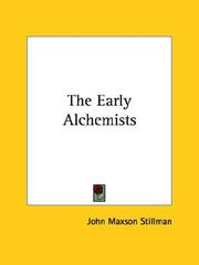 Cover of: The Early Alchemists