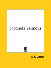 Cover of: Japanese Sermons