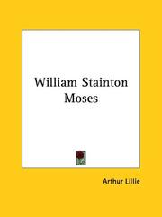 Cover of: William Stainton Moses
