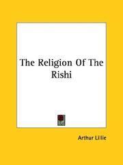 Cover of: The Religion of the Rishi by Arthur Lillie