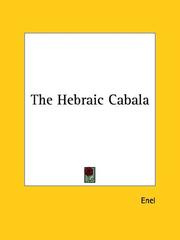 Cover of: The Hebraic Cabala by Enel