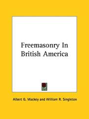 Cover of: Freemasonry in British America