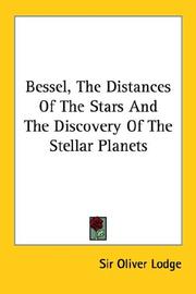 Cover of: Bessel, the Distances of the Stars and the Discovery of the Stellar Planets