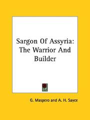 Cover of: Sargon of Assyria: The Warrior and Builder