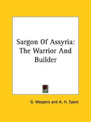 Cover of: Sargon of Assyria: The Warrior and Builder