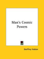 Cover of: Man's Cosmic Powers