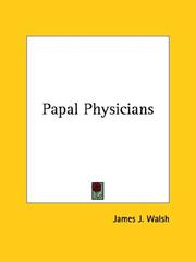 Cover of: Papal Physicians
