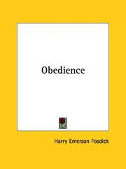 Cover of: Obedience