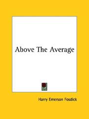 Cover of: Above The Average