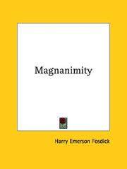 Cover of: Magnanimity
