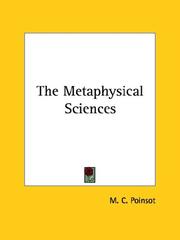 Cover of: The Metaphysical Sciences