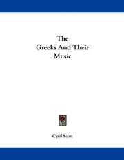 Cover of: The Greeks and Their Music