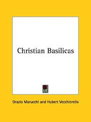 Cover of: Christian Basilicas | Orazio Marucchi