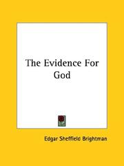Cover of: The Evidence for God