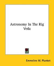 Cover of: Astronomy in the Rig Veda