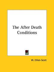 Cover of: The After Death Conditions
