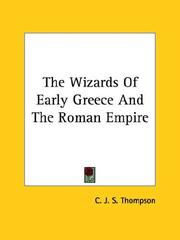 Cover of: The Wizards of Early Greece and the Roman Empire