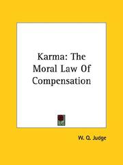 Cover of: Karma: The Moral Law of Compensation