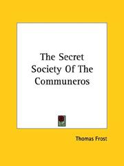 Cover of: The Secret Society of the Communeros