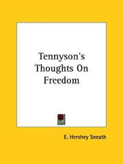 Cover of: Tennyson's Thoughts on Freedom