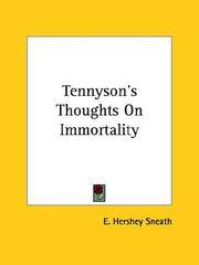 Cover of: Tennyson's Thoughts on Immortality