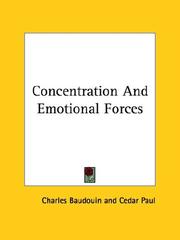 Cover of: Concentration and Emotional Forces