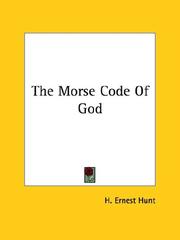 Cover of: The Morse Code of God