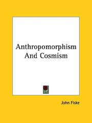 Cover of: Anthropomorphism and Cosmism