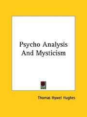 Cover of: Psycho Analysis and Mysticism