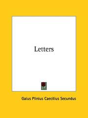 Cover of: Letters by Pliny the Younger