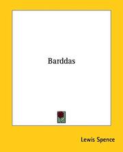 Cover of: Barddas by Lewis Spence